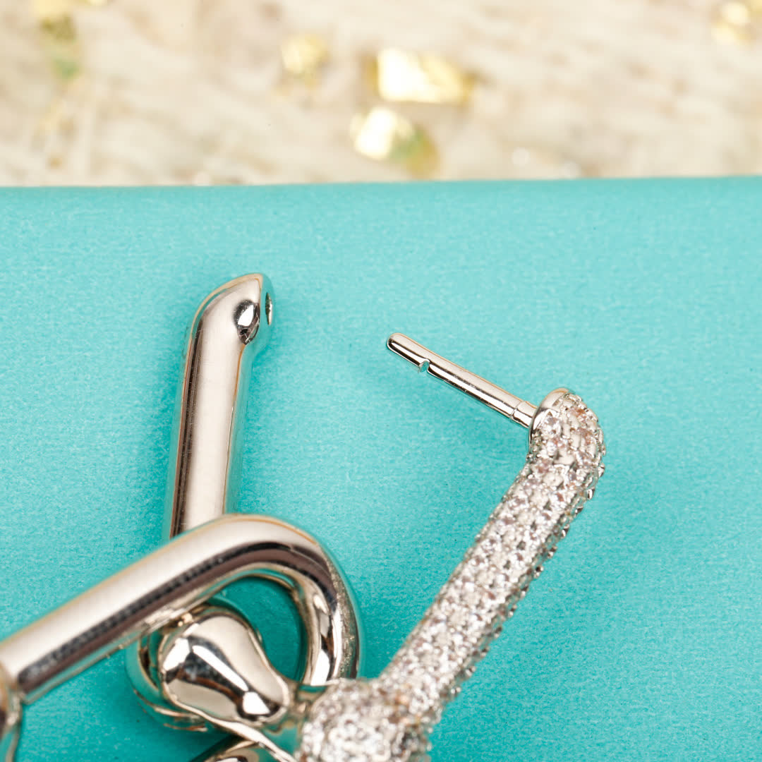Tiffany & Co. Elsa Peretti® 18K Gold Diamond Earrings